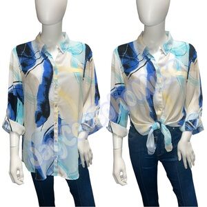Chico’s Watercolor blouse